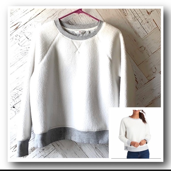 Vineyard Vines Tops - 🐳Vineyard Vines Sherpa Crewneck Pullover M